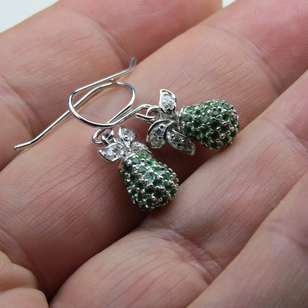Sterling Silver Pineapple Earring - image 1
